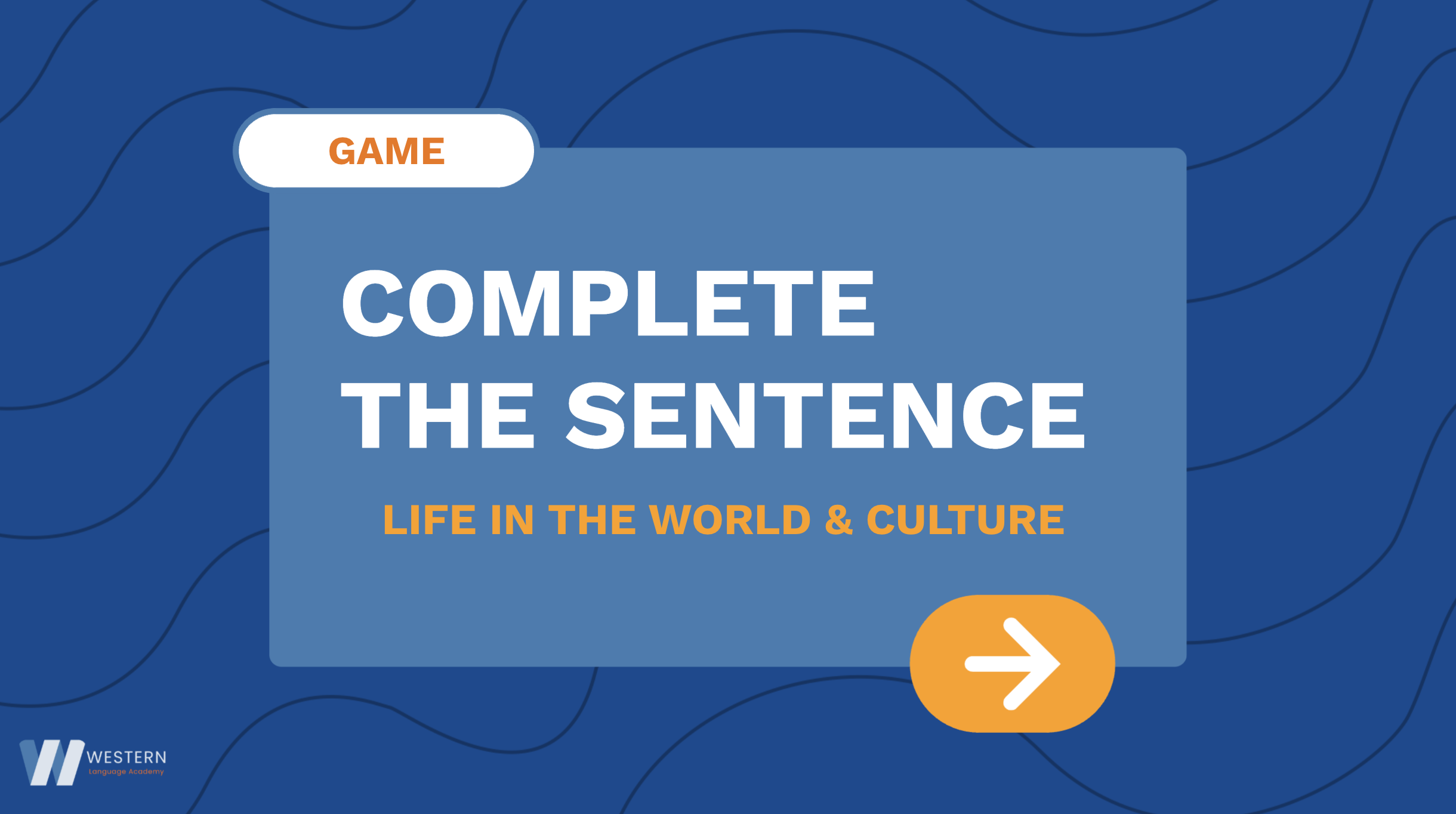 Complete the sentence