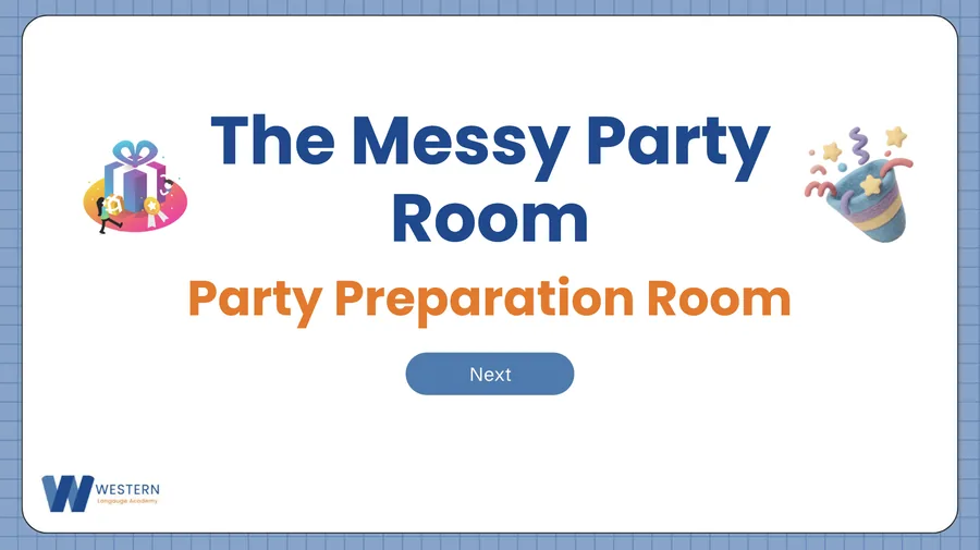 Cover image for The Messy Party Room