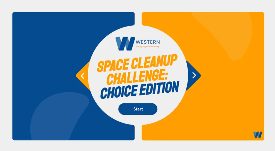 Cover image for Space Cleanup Challenge: Choice Edition