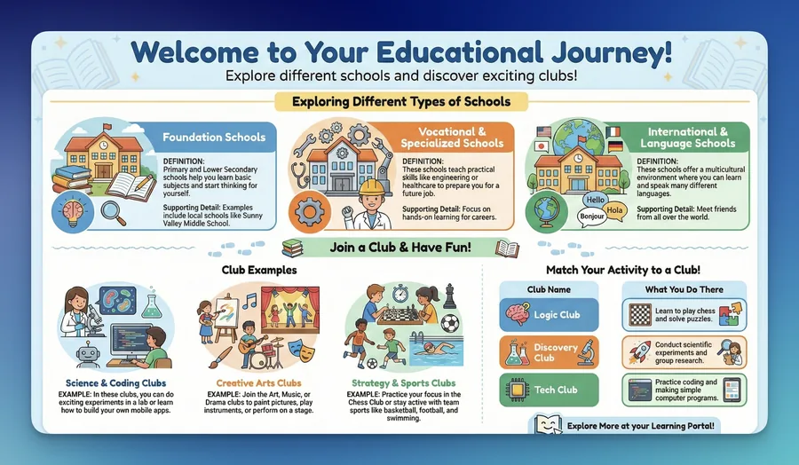 Educational Journey Schools and Clubs