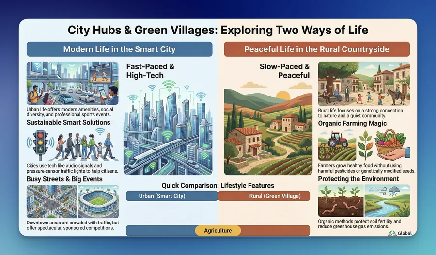 City Hubs and Green Villages