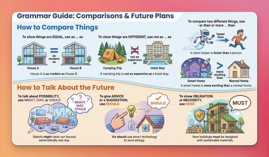 Grammar Guide: Comparisons & Future Plans