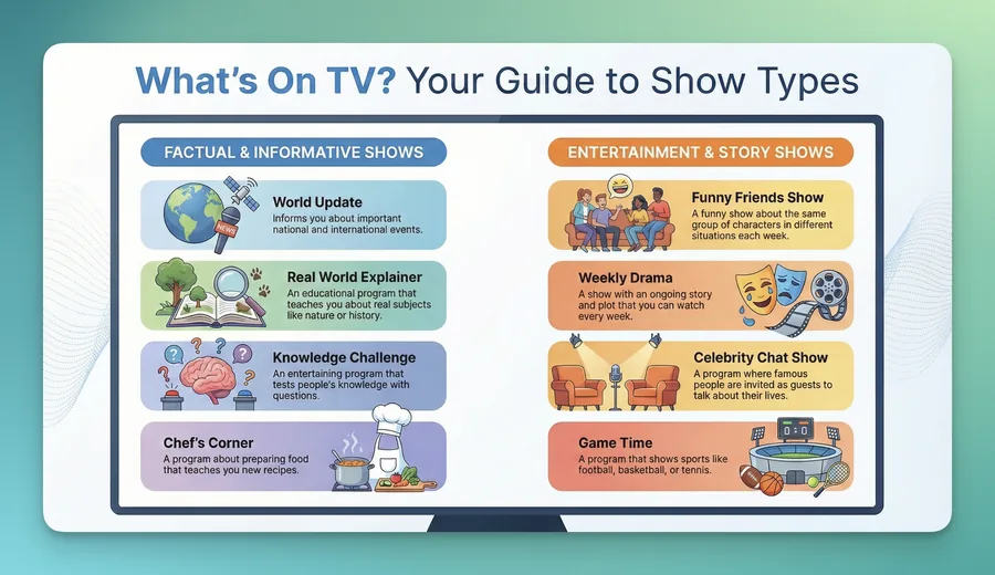 What's On TV? Your Guide to Show Types