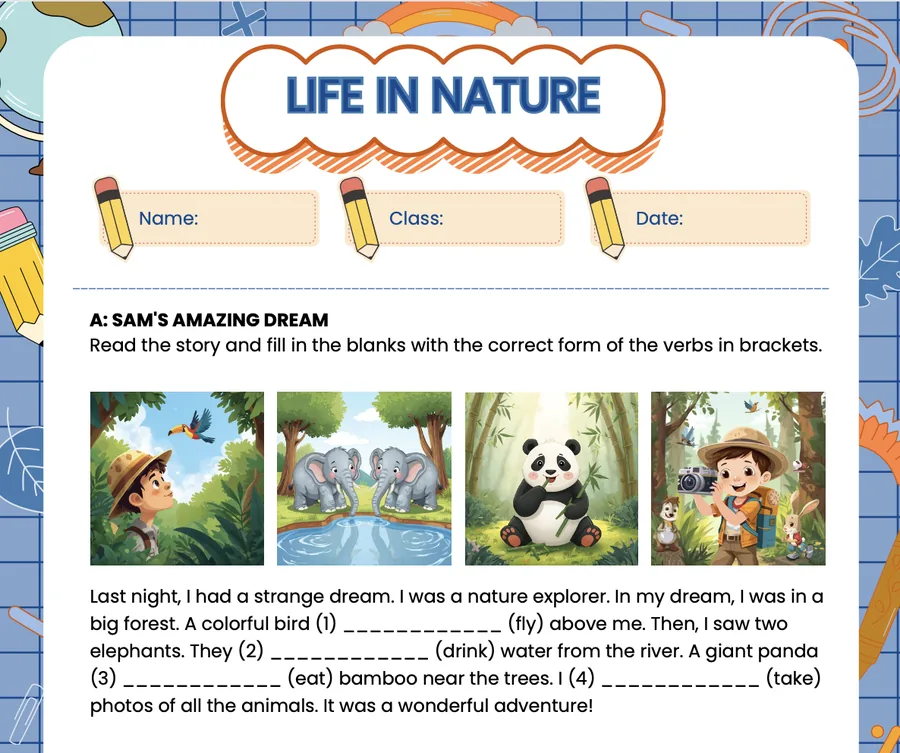 Page 2 of the Theme 7 worksheet