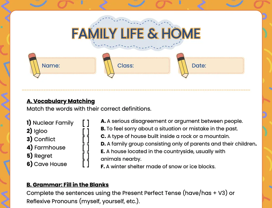 Page 2 of the Theme 4 worksheet