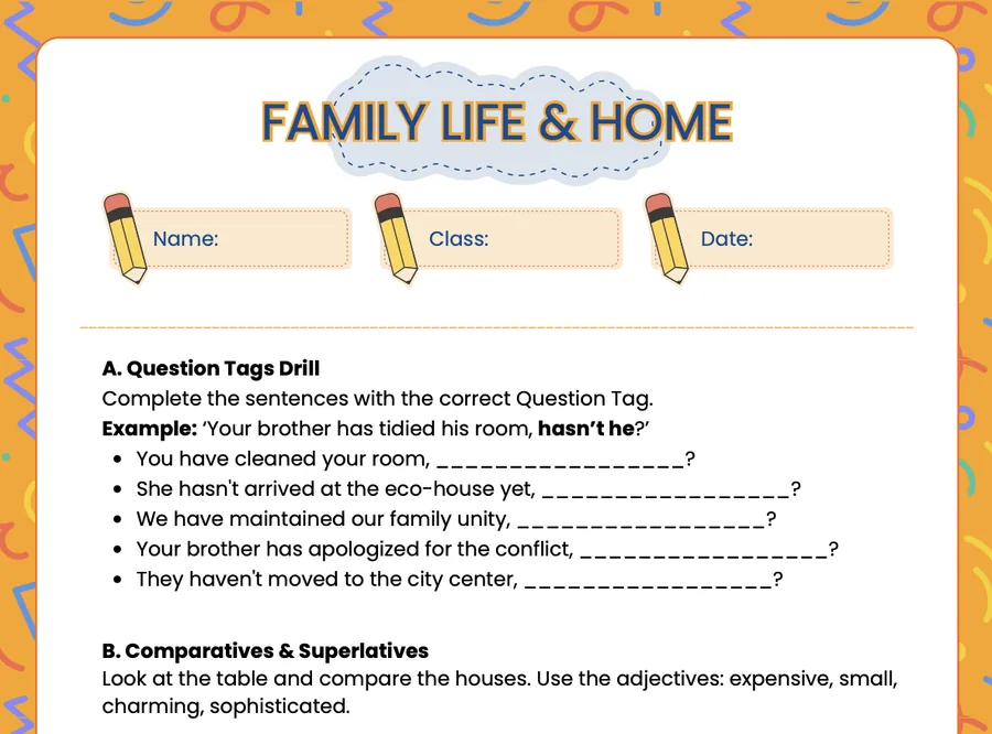 Page 5 of the Theme 4 worksheet