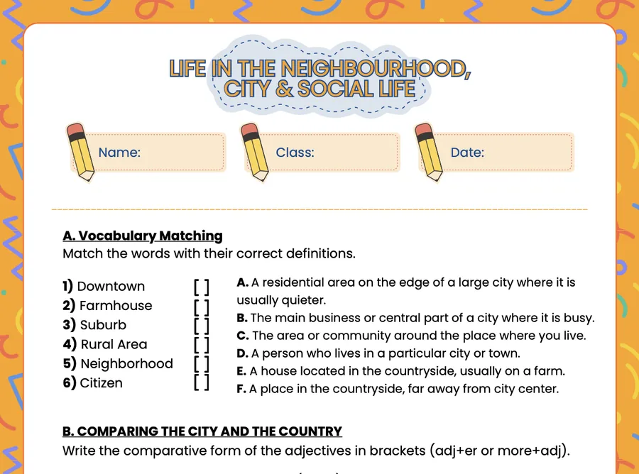 Page 2 of the Theme 5 worksheet