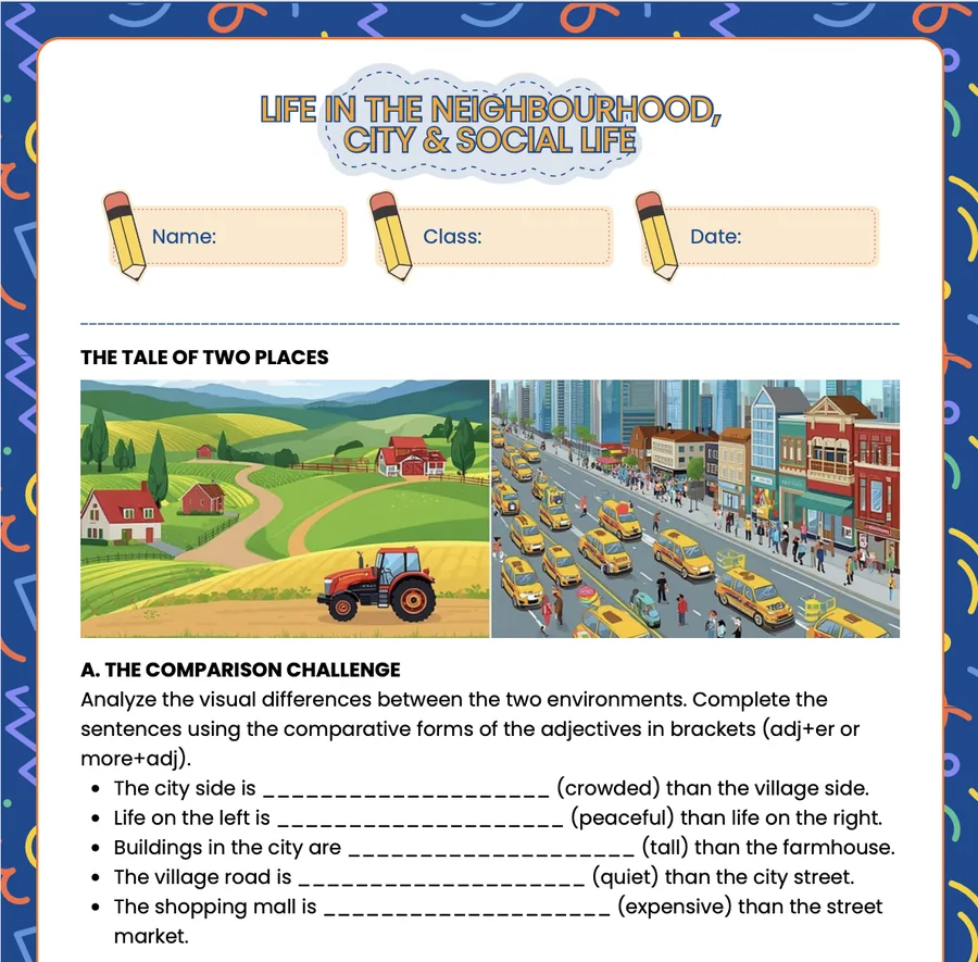 Page 4 of the Theme 5 worksheet