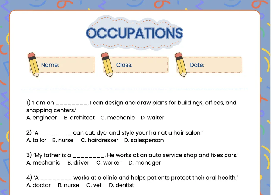 Page 3 of the Theme 6 worksheet