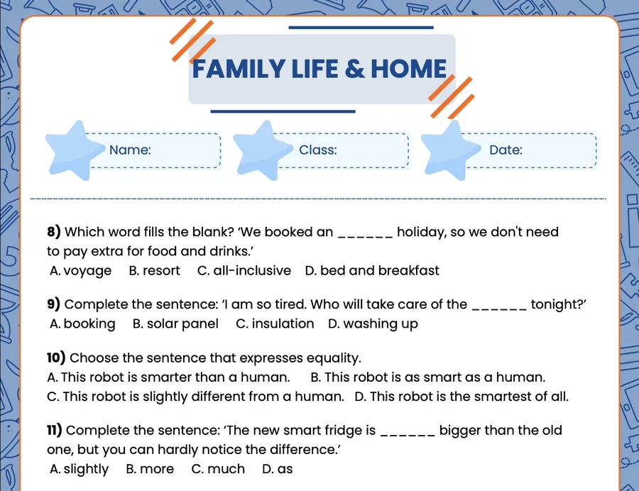 Page 4 of the Theme 4 worksheet