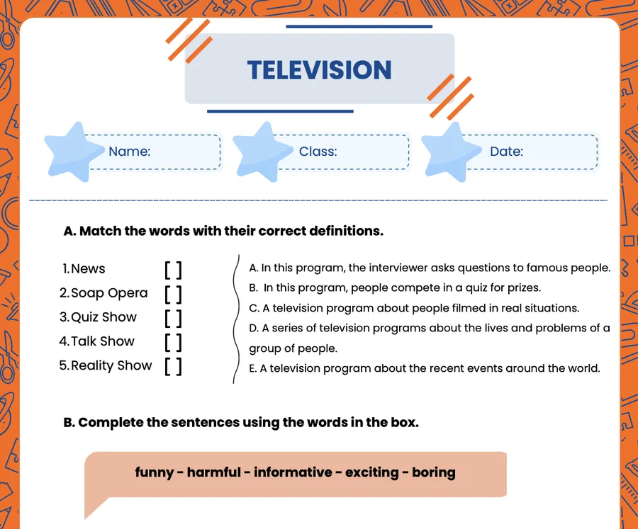 Page 2 of the Theme 5 worksheet