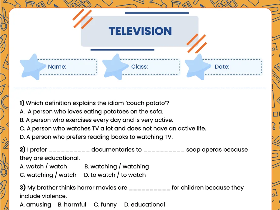 Page 3 of the Theme 5 worksheet