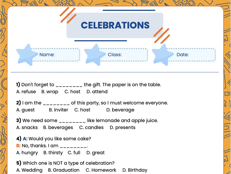 Page 3 of the Theme 6 worksheet