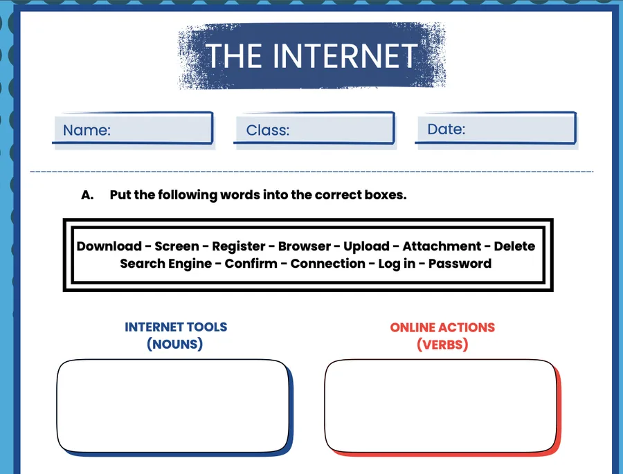 Page 2 of the Theme 5 worksheet